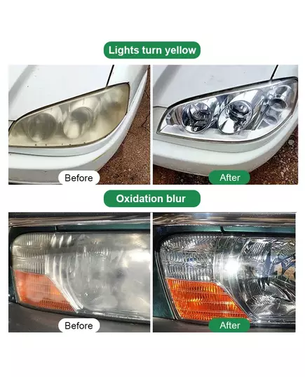Car Headlight Restoration Polishing Kits Scratch Remover Repair Cleaning Paste Headlight Renewal Polish And Maintenance Liquid