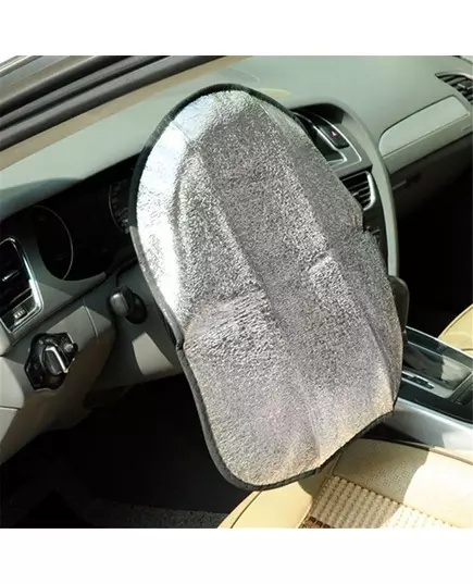 Car Steering Wheel Cover Car Steering Wheel Sun Shade Double Thick Sun Protection Foldable Anti uv