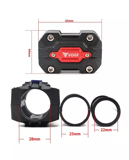 Motorcycle Engine Guard Bumper protector Blocks For Loncin Voge DS525X DS900X DSX 525 DSX 900 300