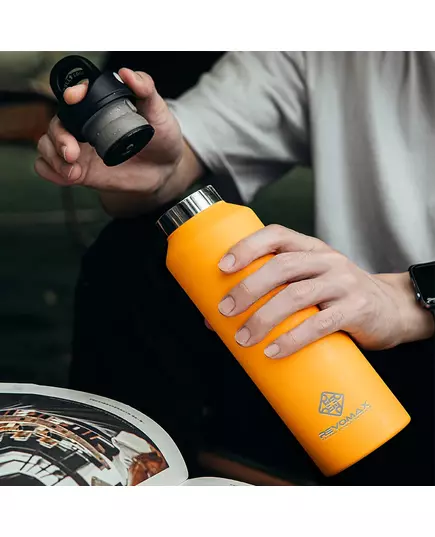 REVOMAX Large Capacity Stainless Steel Thermos Portable Vacuum Flask Insulated Tumbler With No Screw Lid Thermo
