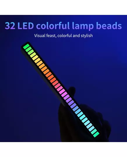32 LEDS Smart RGB Light Bar LED Light Music Rhythm Ambient Pickup Lamp With App Control