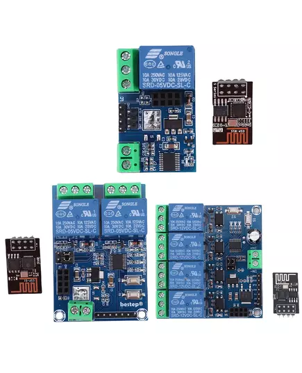 1 2 4 Way Wireless Smart WiFi Relay Module 5V 12V ESP8266 Things Smart Home Phone