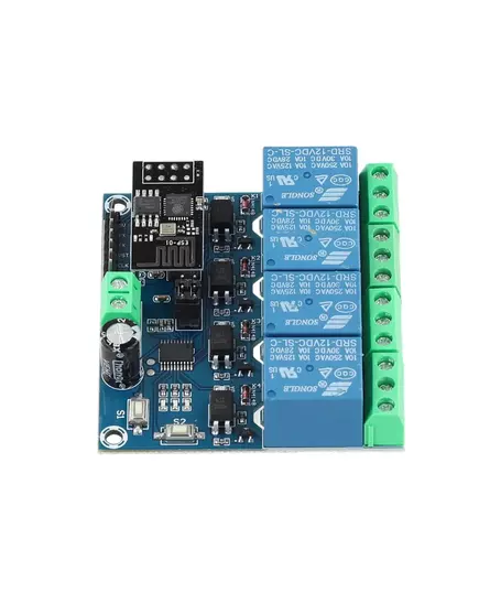 1 2 4 Way Wireless Smart WiFi Relay Module 5V 12V ESP8266 Things Smart Home Phone