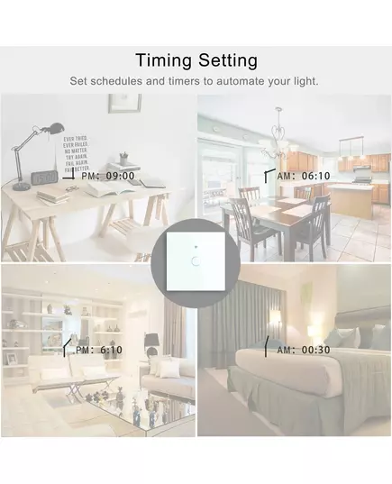 Touch Switch Tuya WiFi Light Wall Smart Switch For EU Smart Home Life Alexa Google Home