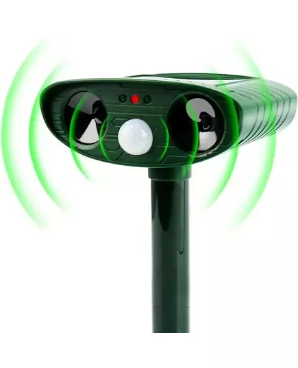 1pc ultrasound Repellant Cat Dog Repellant Solar Powered Rechargeable Garden Waterproof creature Deterrent For Farm Yard