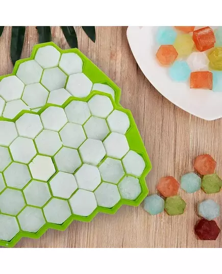 1pcs Honeycomb 37 Lattice Cube Tray Maker Without Lid DIY Ice Mold