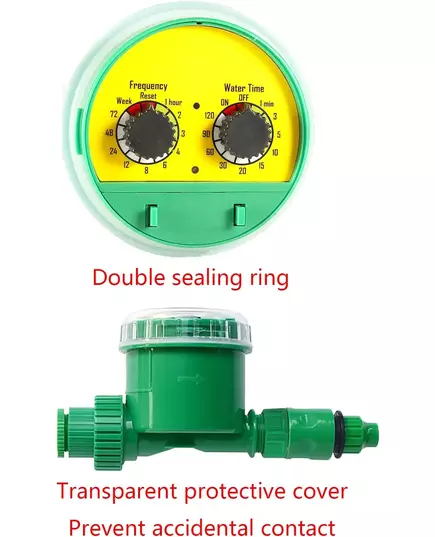 Green Outdoor Plastic Garden Electronic Automatic Watering Hose Irrigation Timer Faucet Water Hose