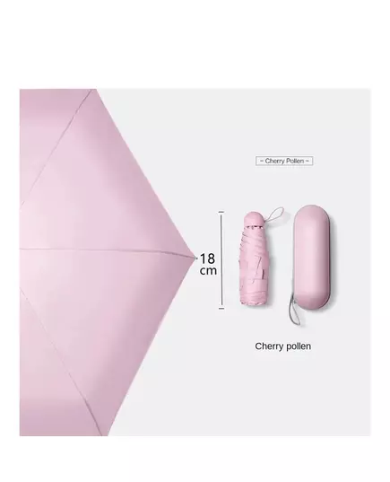 Parapluie capsule portable avec poign e en alliage de caoutchouc mini pare soleil cr me solaire