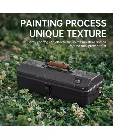 Outdoor Metal Tool Box Debris Storage Box Portable Hand held Storage Box Fall proof Moisture proof