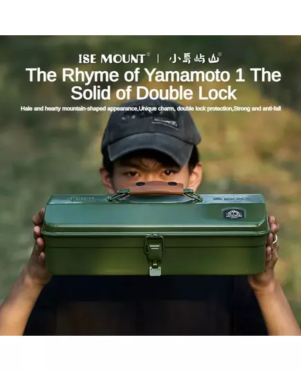 Outdoor Metal Tool Box Debris Storage Box Portable Hand held Storage Box Fall proof Moisture proof