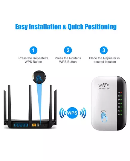 300M WIFi Repeater Wi Fi Amplifier 802 11N 2 4GHz Wireless Signal Booster Smart Power Extender