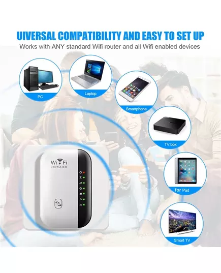 300M WIFi Repeater Wi Fi Amplifier 802 11N 2 4GHz Wireless Signal Booster Smart Power Extender