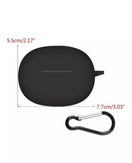 Compatible For realme Buds T100 Shockproof Wireless Headphone Sleeve Impact resistant Housing Anti Dust Washable Silicone