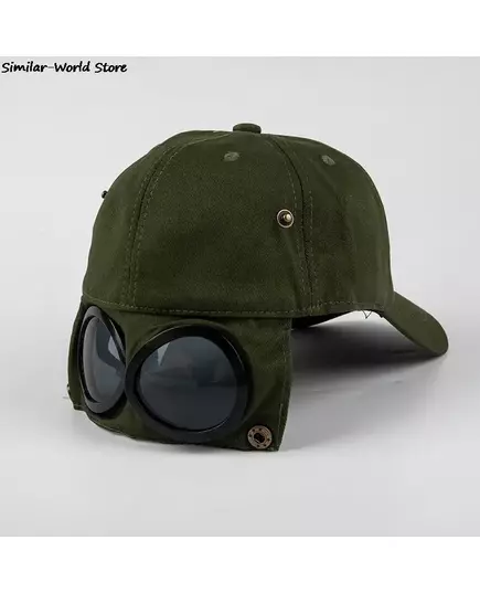 New Aviator Hat Summer Personality Glasses Baseball Cap Female Unisex Sunglasses Cap Small Cap Baseball Cap