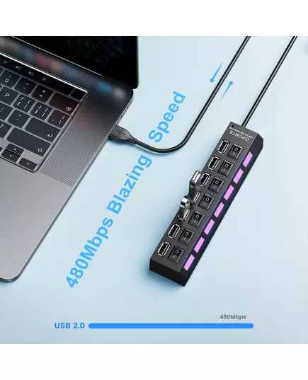 USB HUB 2 0 USB 2 0 HUB Multi USB Splitter Hub Use Power Adapter 4