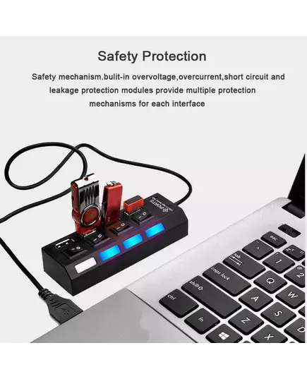 USB HUB 2 0 USB 2 0 HUB Multi USB Splitter Hub Use Power Adapter 4
