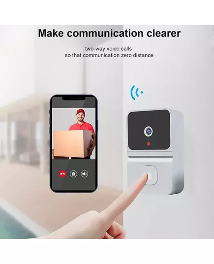 Wireless Doorbell WiFi Outdoor HD Camera Security Door Bell Night Vision Video Intercom Voice Change Home