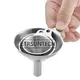 100sets Multifunctional Stainless Steel Funnel Essentail Oil Water Seasoning Wine Flask Funnel For Home Kitchen
