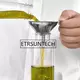 100sets Multifunctional Stainless Steel Funnel Essentail Oil Water Seasoning Wine Flask Funnel For Home Kitchen
