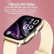 2024 Smart Watch Men Android Phone 1 69 Color Screen Bluetooth Call Blood Oxygen Pressure Monitoring