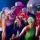 1 60PCS 6 Neon Colours Eyeshade Lampshade Luminous LED Glasses Christmas Party Mardi Gras Decoration Party