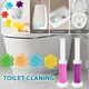 6in 1box floral toilet cleaning gel toilet deodorizing cleaner air freshener aromatherapy deodorizing cleaning and removing