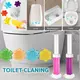 6in 1box floral toilet cleaning gel toilet deodorizing cleaner air freshener aromatherapy deodorizing cleaning and removing