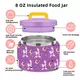 Bento Lunch Box for Kids With 8oz insulated vacuum food jar Lunch bag ice pack and