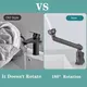 Mechanical Arm Universal Faucet Bathroom Kitchen Splashproof Faucet Bathroom Countertop Basin Hot and Cold Tap Faucet