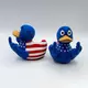 Middle Finger Duck Rubber Ducks Finger Trump Bidem With Us Flag Pattern Small Yellow Duck For