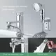 New Handheld Faucet Diverter Valve Shower Head For Home Bathroom Kitchen Faucet Adapter Set Adjustable Diverter