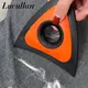 Lucullan Mini Pet Hair Remover Triangle For Home Fabric Car Interior Detailing Handheld Reusable Fur Lint