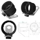 Round Parking Cover Trailer Plug Holder Trailer Connector For 7 13 Pin Trailer Plugs