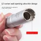Spark Plug Socket Wrench Adapter 14mm16mm Set Universal Joint with Magnetic Flexible Socket Thin Wall 3
