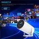 2024 new HY300 Pro plus Projector Android 4K 1280 720P Dual Wifi Video Portable Outdoor home