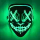 Wireless Scary Glowing Mask LED Luminous Purge Mask Halloween Horror Neon Light Up Cosplay Party Mask