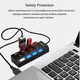 USB HUB 2 0 USB 2 0 HUB Multi USB Splitter Hub Use Power Adapter 4